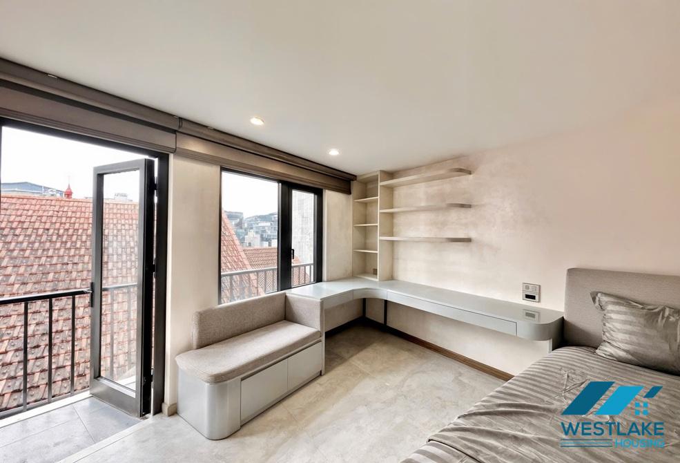 Brand new and modern  01 bedroom apartment for rent in To Ngoc Van area, Tay Ho, Ha Noi