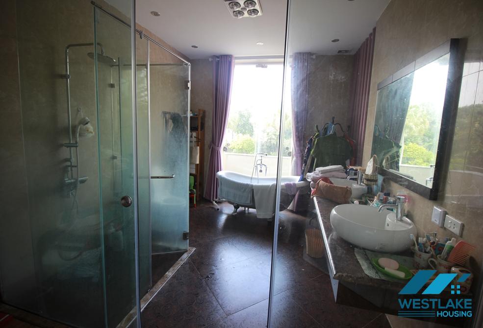 Nice and fully furnished house for rent in Ciputra area, Tay Ho, Hanoi