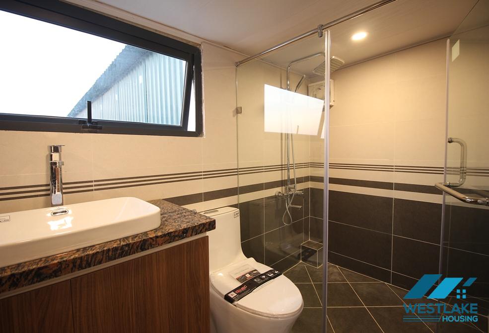 Bright one bedroom apartment on high floor for rent in To Ngoc Van street, Tay Ho, Ha Noi