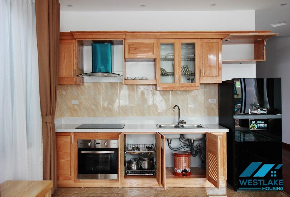 Bright one bedroom apartment for rent on To Ngoc Van, Tay Ho