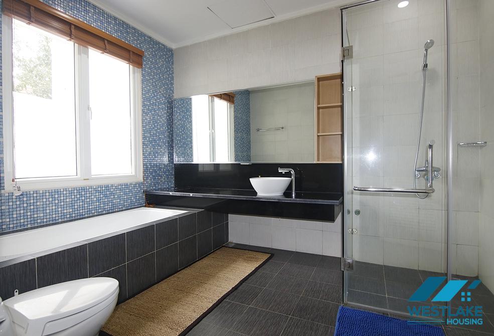 Charming villa with green garden for rent in Ciputra, Tay Ho, Hanoi