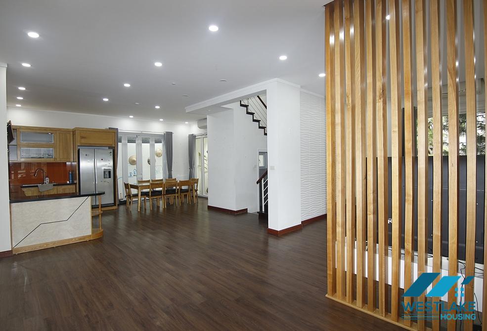 Charming villa with green garden for rent in Ciputra, Tay Ho, Hanoi