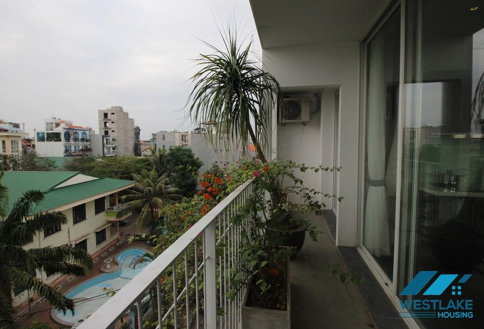 A beautiful lake view 2 bedroom apartment for rent in Tay Ho, Ha Noi