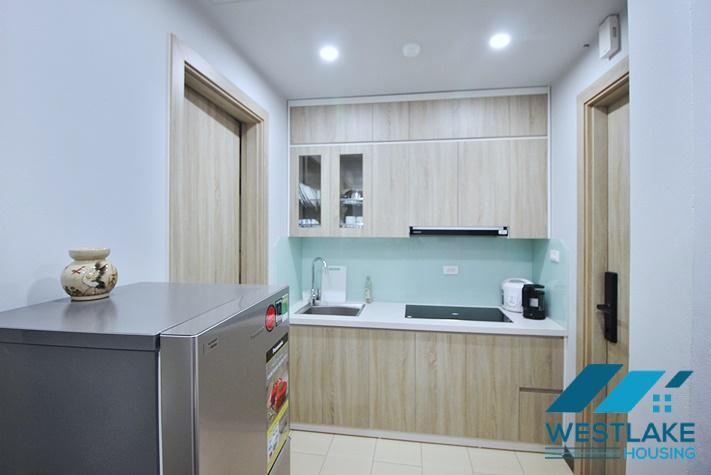 Bright and airy 2-bedroom apartment for rent on Trinh Cong Son Street, Tay Ho District, Hanoi.