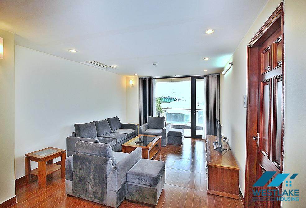 Spacious 04 bedrooms apartment on Xuan Dieu street for rent in Tay Ho, Ha Noi