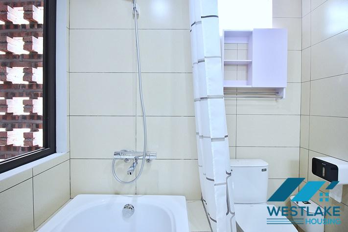 Newly renovated, modern studio apartment for rent on Trinh Cong Son Street, Tay Ho Ward, Hanoi.