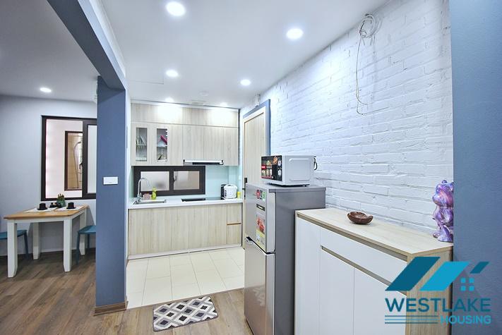 Newly renovated, modern 1-bedroom apartment for rent on Trinh Cong Son street, Tay Ho ward, Hanoi.