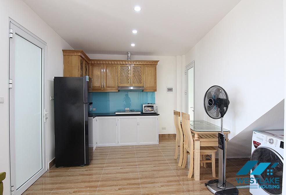 A bright 1 bedroom apartment with nice view for rent in Au Co, Tay Ho