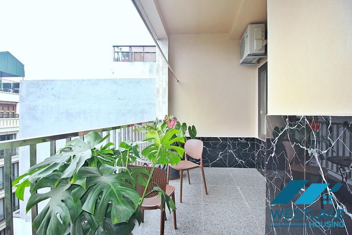 Brand new 2 bedrooms apartment for rent in Yen Phu st, Tay Ho ward, Ha Noi