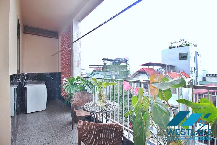 Brand new 2 bedrooms apartment for rent in Yen Phu st, Tay Ho ward, Ha Noi