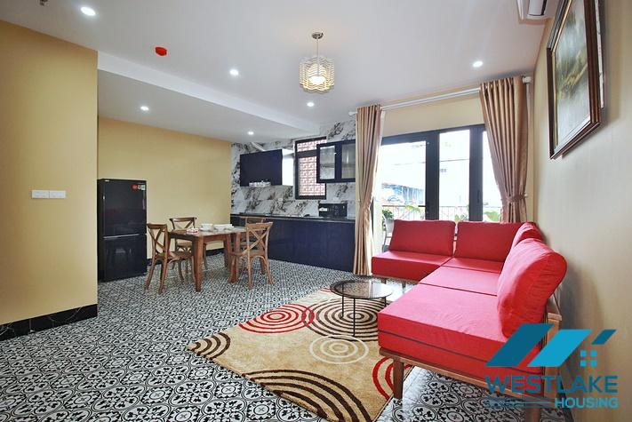 Brand new 2 bedrooms apartment for rent in Yen Phu st, Tay Ho ward, Ha Noi