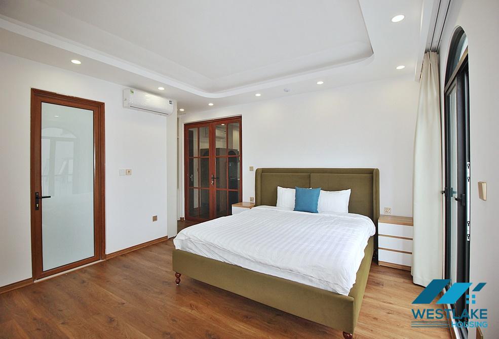 Bright one-bedroom apartment for rent on Vu Mien Street, Tay Ho Ward, Hanoi.