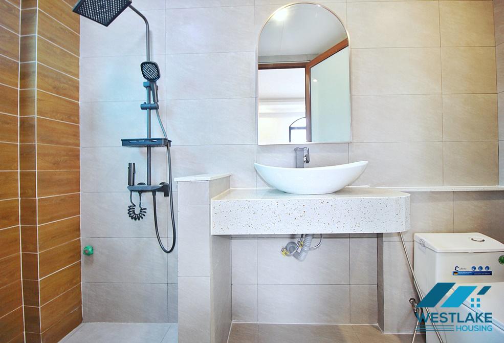 Bright one-bedroom apartment for rent on Vu Mien Street, Tay Ho Ward, Hanoi.