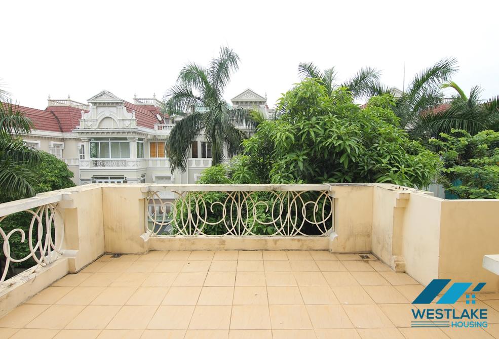 Well finished house with nice furnishings to rent in Ciputra, Tay Ho, Ha Noi