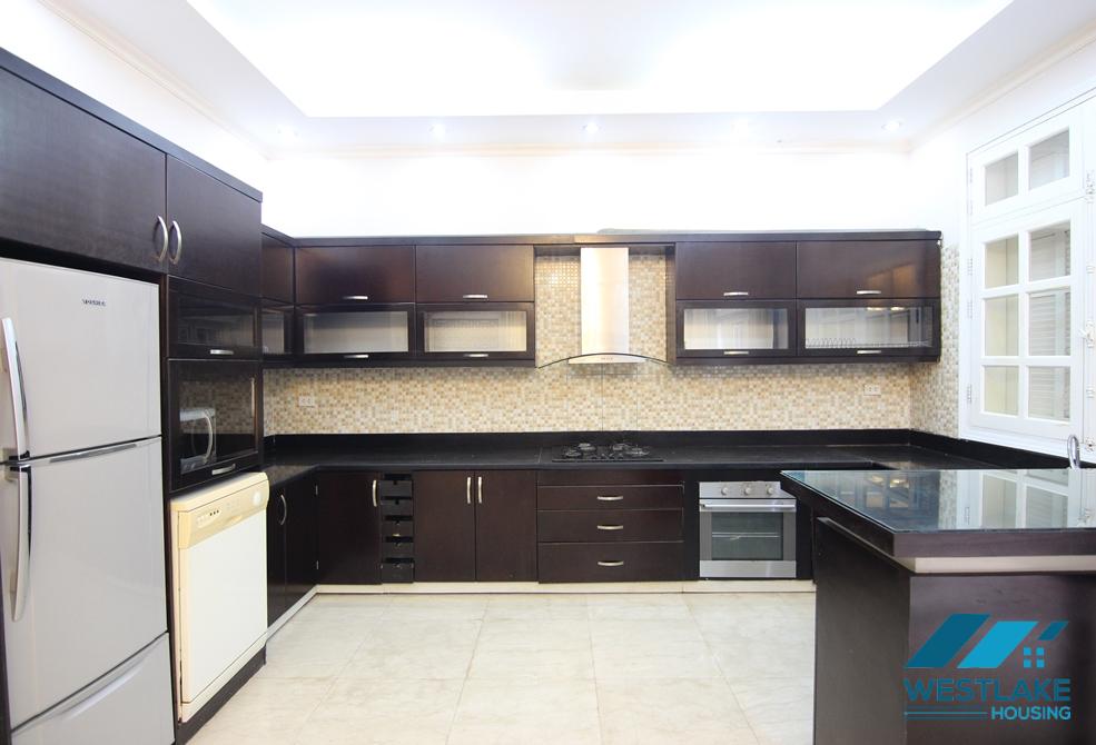 Well finished house with nice furnishings to rent in Ciputra, Tay Ho, Ha Noi