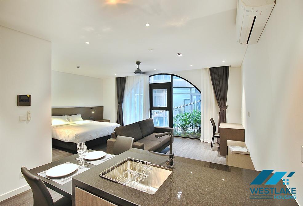 Modern and beautiful studio apartment for rent in Xuan Dieu, Tay Ho, Ha Noi Modern and beautiful studio apartment for rent in Xuan Dieu, Tay Ho, Ha Noi