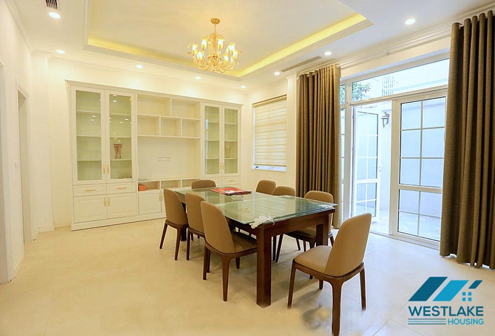 Nice house with 3 floors for rent in Block T Ciputra, Tay Ho, Hanoi