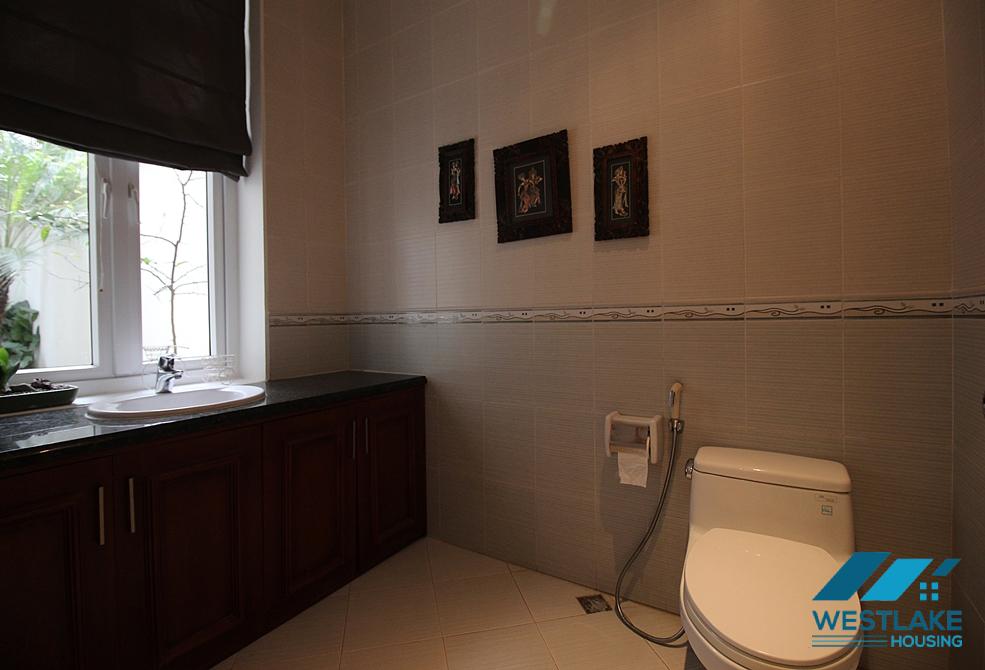 Spacious villa with 5 bedrooms for rent in T block, Ciputra, Tay Ho, Hanoi