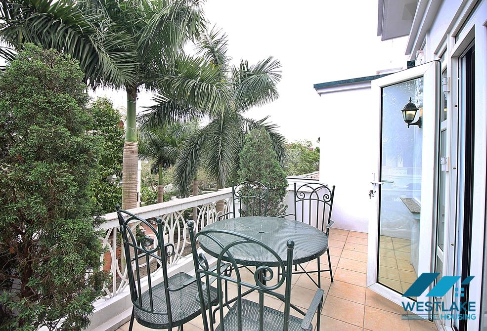 Spacious villa with 5 bedrooms for rent in T block, Ciputra, Tay Ho, Hanoi