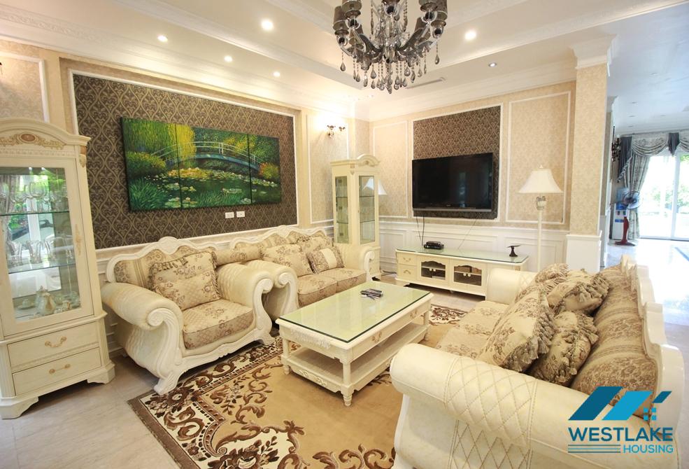 European style house for lease in Ciputra, Tay Ho, Hanoi