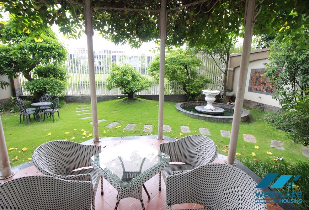 European style house for lease in Ciputra, Tay Ho, Hanoi