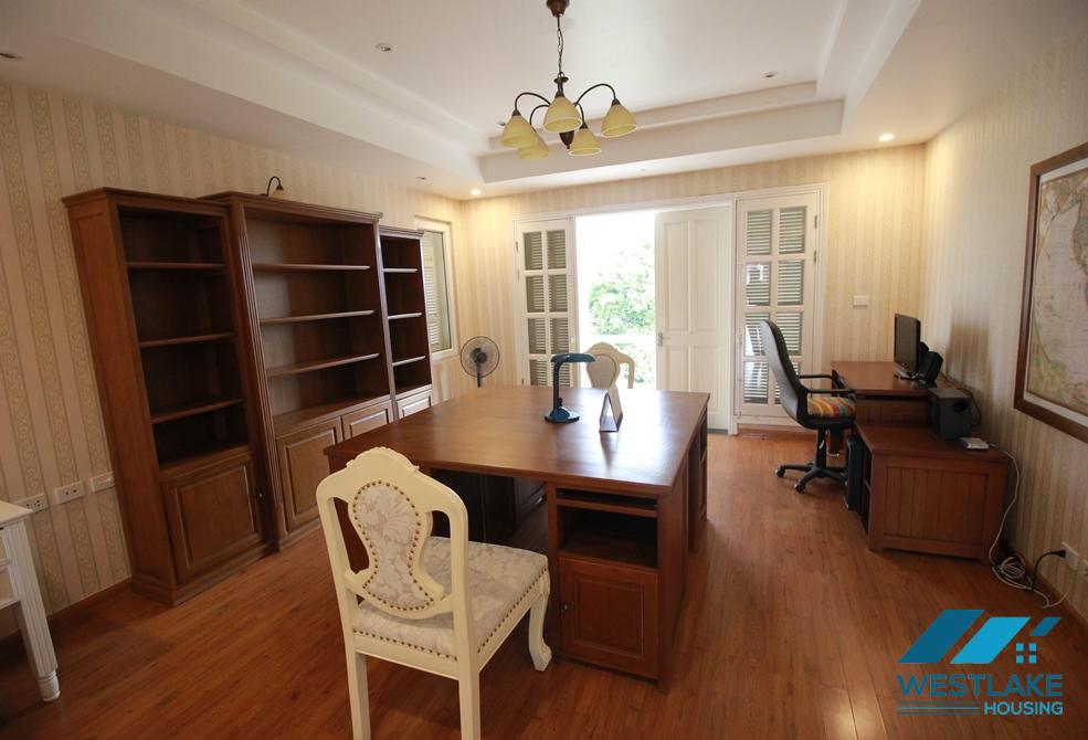 European style house for lease in Ciputra, Tay Ho, Hanoi
