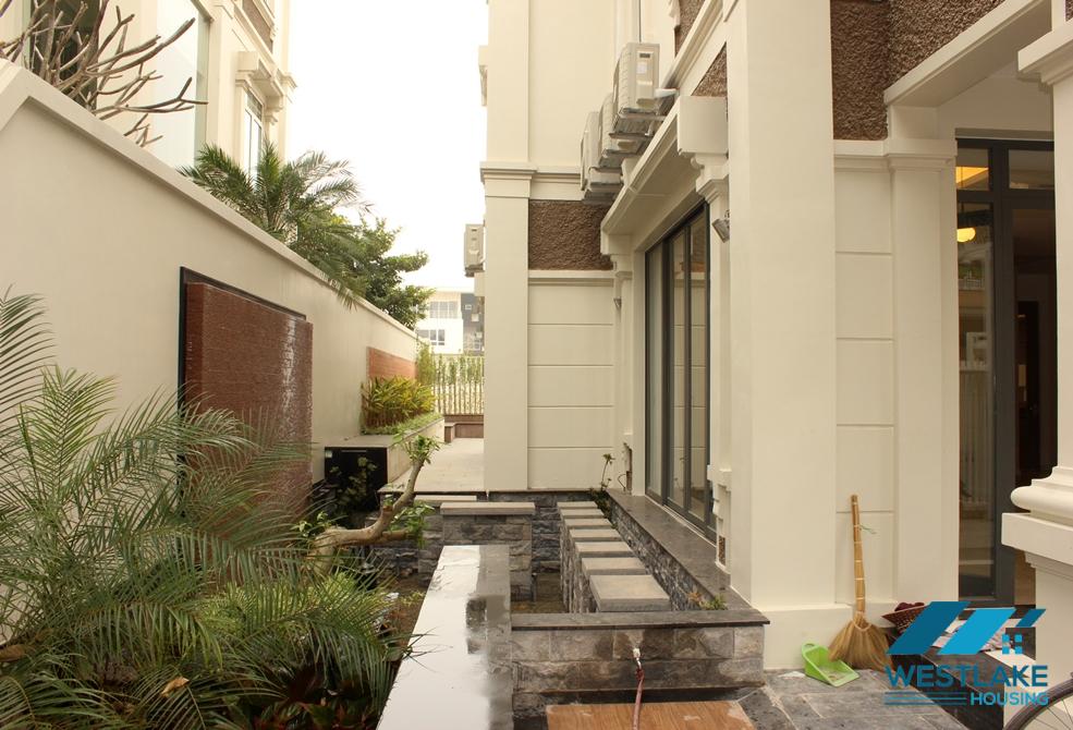 Spacious house with nice garden for rent in Ciputra, Tay Ho, Ha Noi