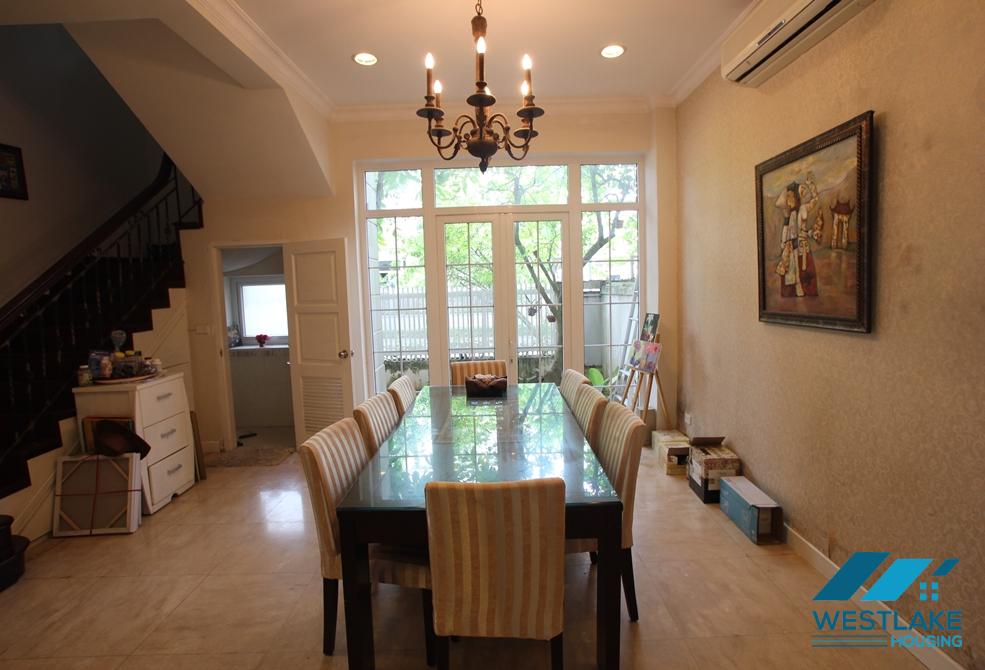 Nice and furnished house for rent in Ciputra, Tay Ho, Hanoi