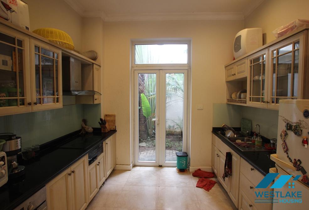 Nice and furnished house for rent in Ciputra, Tay Ho, Hanoi