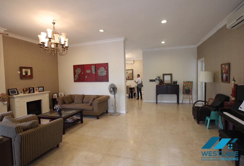 Nice and furnished house for rent in Ciputra, Tay Ho, Hanoi