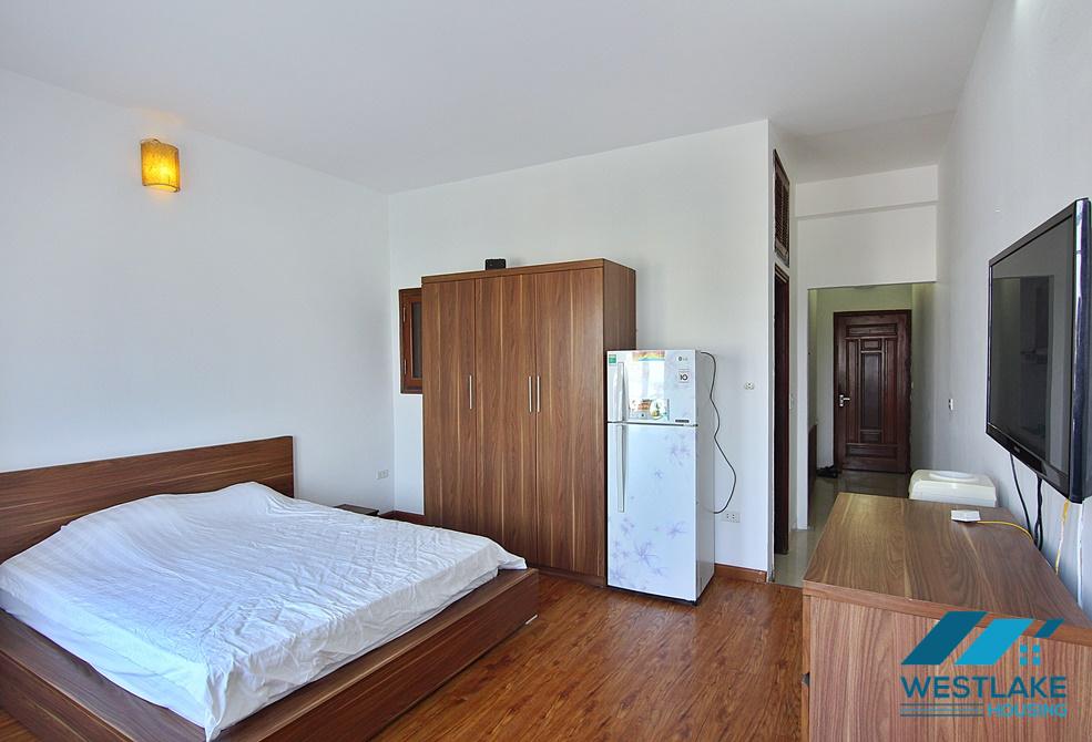 A bright studio with balcony for rent in Tay Ho, Ha Noi