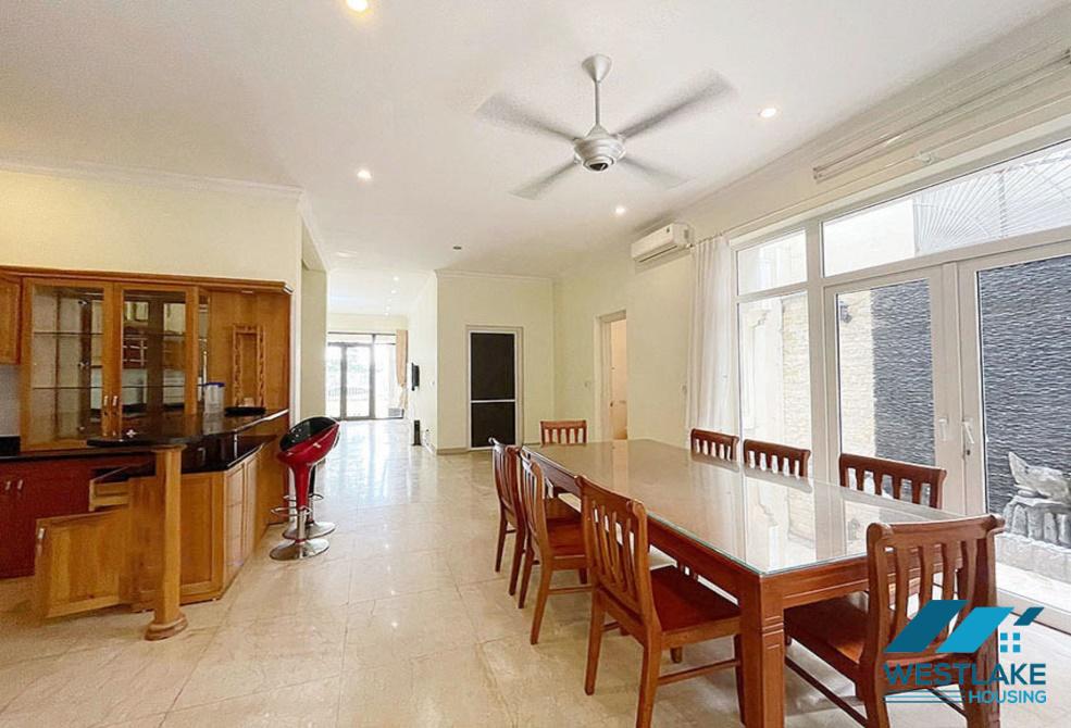 A huge, furnished villa located in T Block, Ciputra for rent