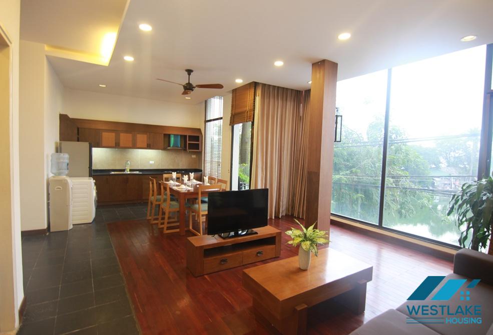 Cosy 02 bedrooms apartment with lake view for rent on Quang Khanh street, Tay Ho, Ha Noi