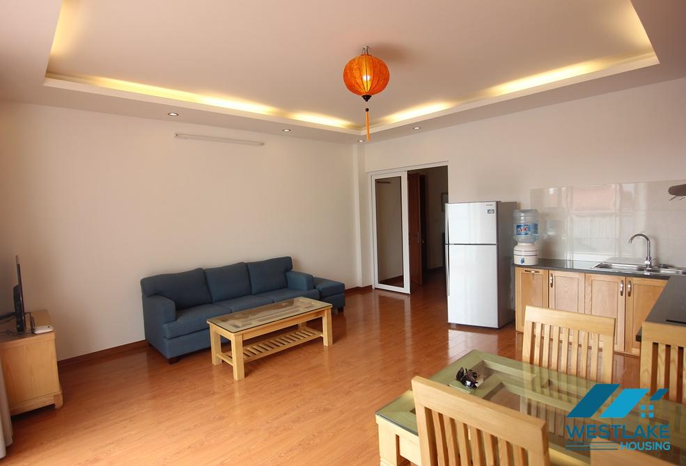 A bright 1 bedroom apartment with balcony for rent in Tay Ho, Ha Noi
