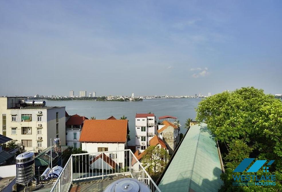 Lovely duplex apartment for rent on Vong Thi, Tay Ho, Ha Noi