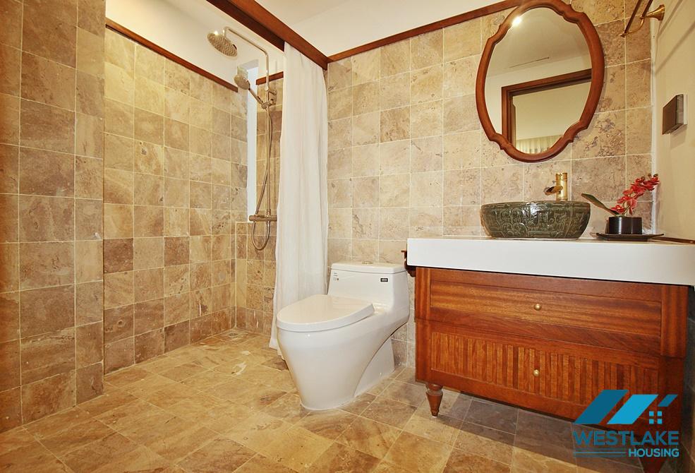 A brand new lake view 3 bedroom apartment for rent in Xuan Dieu, Tay Ho, Ha Noi