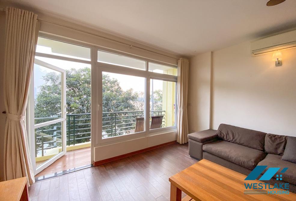 Nice design 02 bedrooms apartment with lake view for rent in Tu Hoa, Tay Ho, Ha Noi