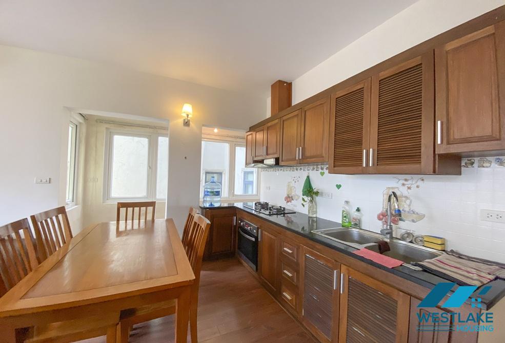 Nice design 02 bedrooms apartment with lake view for rent in Tu Hoa, Tay Ho, Ha Noi