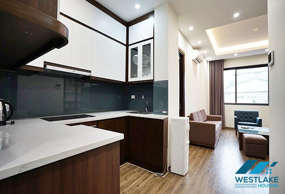 Nice and spacious one bedroom apartment for rent on To Ngoc Van street, Tay Ho, Ha Noi