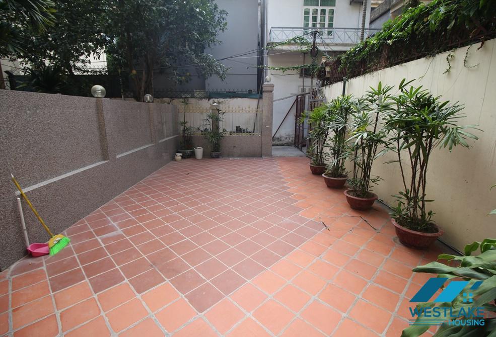 House with big yard for rent in To Ngoc Van, Tay Ho