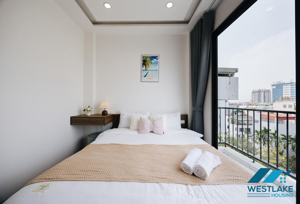 Newly and bright one bedroom apartment for rent in Trinh Cong Son area, Tay Ho, Ha Noi