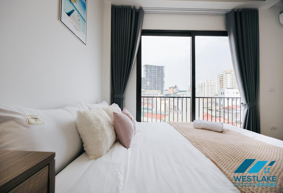 Newly and bright one bedroom apartment for rent in Trinh Cong Son area, Tay Ho, Ha Noi