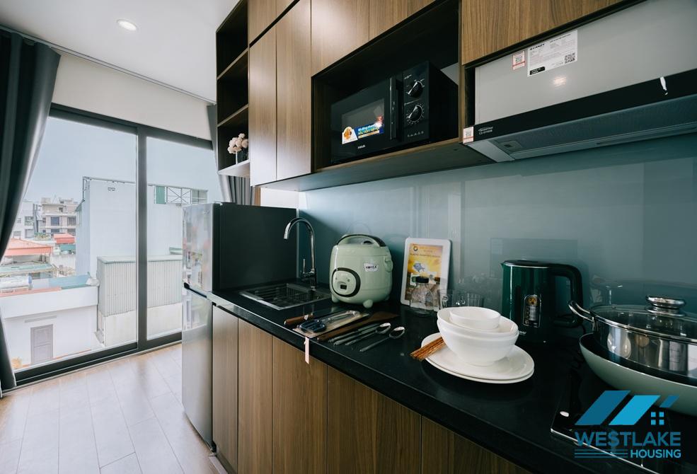 Newly and bright one bedroom apartment for rent in Trinh Cong Son area, Tay Ho, Ha Noi