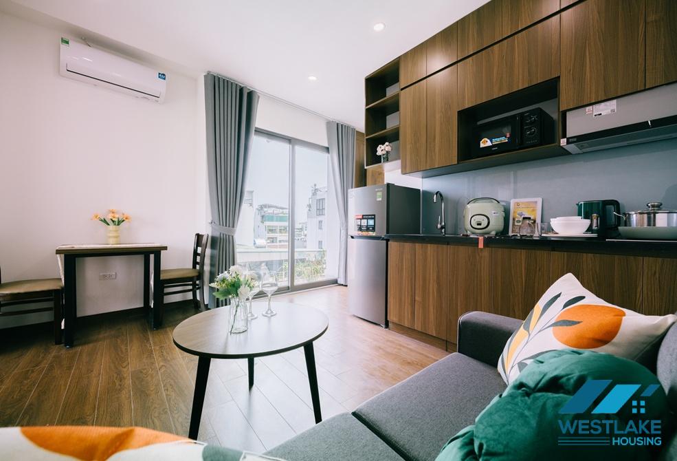 Newly and bright one bedroom apartment for rent in Trinh Cong Son area, Tay Ho, Ha Noi