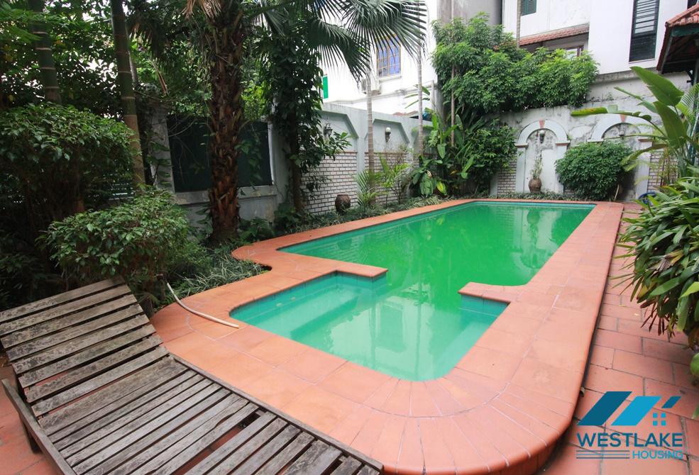 Charming house for rent in Tay ho with garden yard and swimming pool Charming house for rent in Tay ho with garden yard and swimming pool