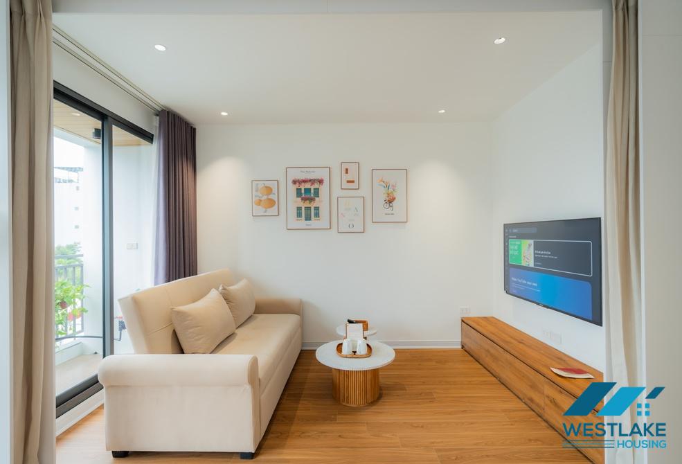 Bright and high quality one bedroom apartment for rent in To Ngoc Van area, Tay Ho, Ha Noi