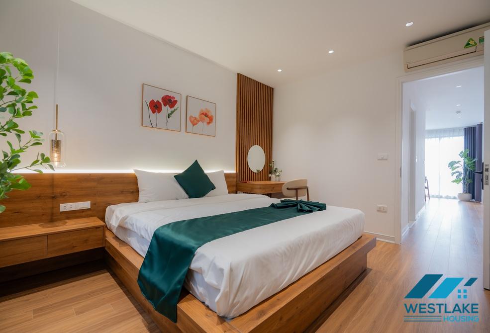 Bright and high quality one bedroom apartment for rent in To Ngoc Van area, Tay Ho, Ha Noi