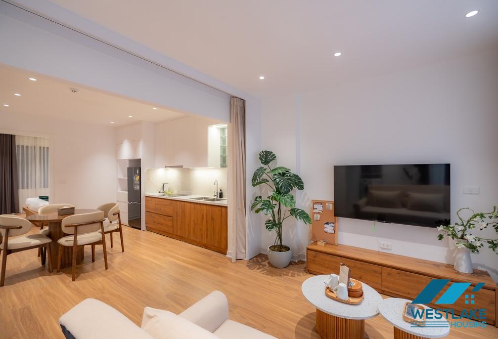 Beautiful and spacious one bedroom apartment for rent in Tay Ho, Ha Noi