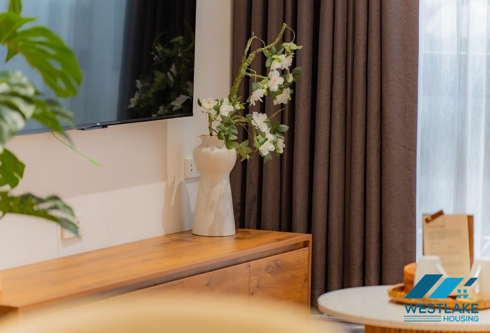 Beautiful and spacious one bedroom apartment for rent in Tay Ho, Ha Noi