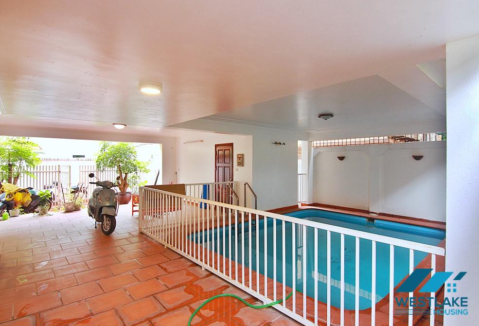 A wonderful private house with pool for rent in To Ngoc Van, Tay Ho A wonderful private house with pool for rent in To Ngoc Van, Tay Ho